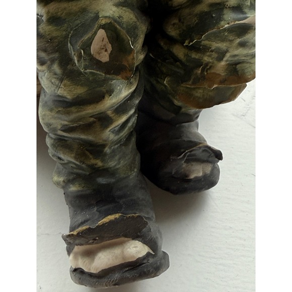 Vintage Italian Boy Accordion Figurine Porcelain Hand Painted Musical Cherub - Picture 7 of 12